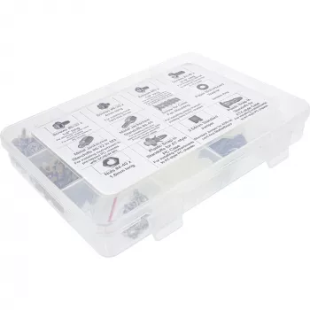 Conjunto de parafusos para PC/servidor InLine em estojo com 550 unid. no total