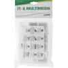 Conjunto de parafusos para PC/servidor InLine em estojo com 550 unid. no total