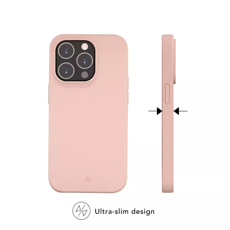 Capa dbramante1928 Monaco iPhone 14 Plus Pink Sand