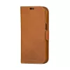 Capa tipo carteira dbramante1928 Lynge iPhone 15 Tan monocromática castanha