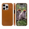 Capa tipo carteira dbramante1928 Lynge iPhone 15 Pro castanha