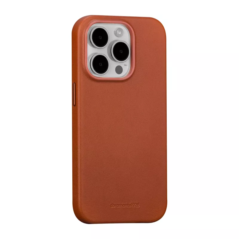 Capa dbramante1928 Roskilde iPhone 15 Pro Tan Monochromatic Red