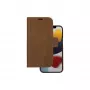 dbramante1928 Lynge LY61GT001181 capa flip para Apple iPhone 12/12 Pro, em pele granulada, castanho-claro
