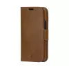 dbramante1928 Lynge LY61GT001181 capa flip para Apple iPhone 12/12 Pro, em pele granulada, castanho-claro