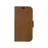 dbramante1928 Lynge LY61GT001181 capa flip para Apple iPhone 12/12 Pro, em pele granulada, castanho-claro
