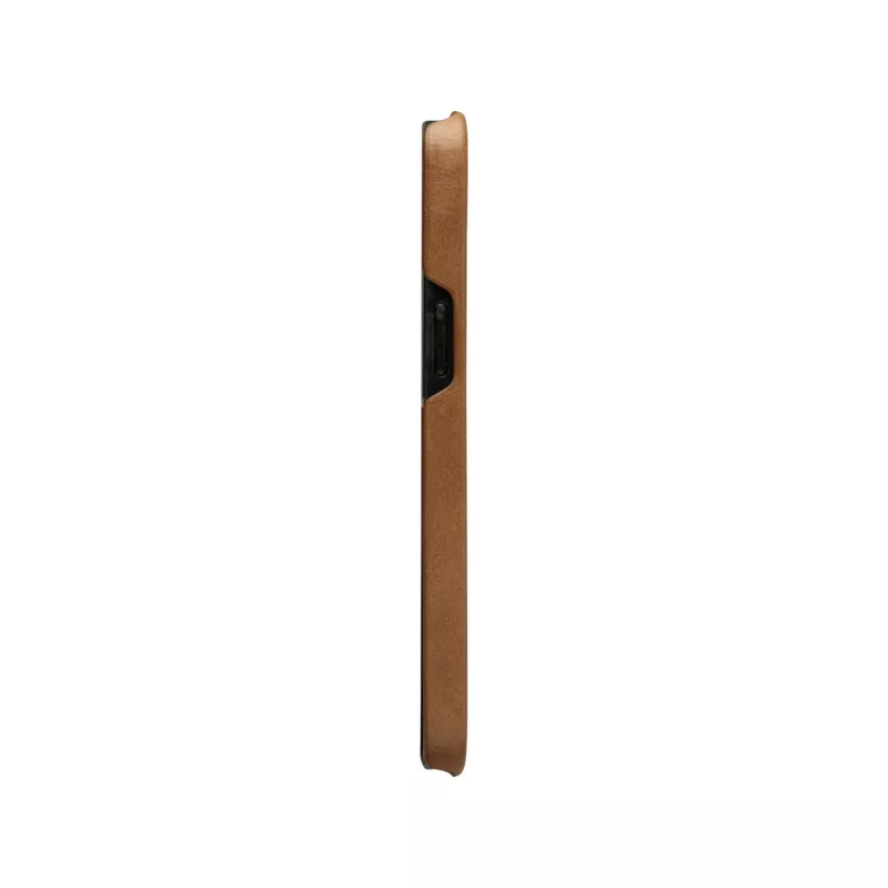 dbramante1928 Lynge LY61GT001181 capa flip para Apple iPhone 12/12 Pro, em pele granulada, castanho-claro