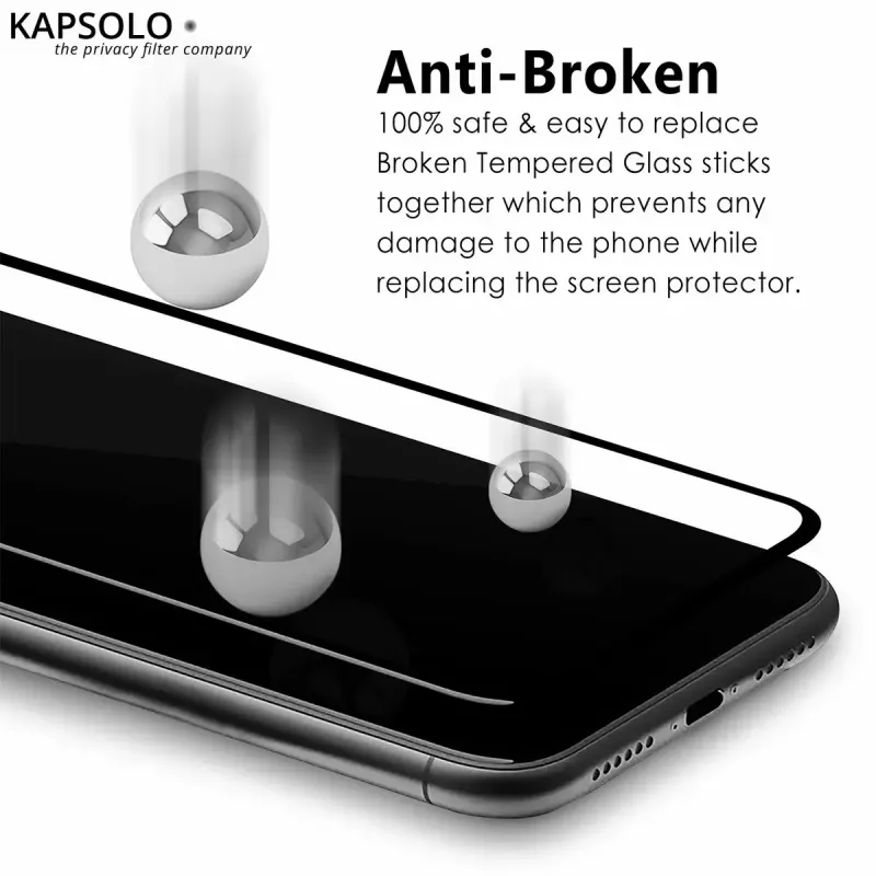 Vidro temperado KAPSOLO iPhone 13 PRO MAX proteção de ecrã curva ultimate