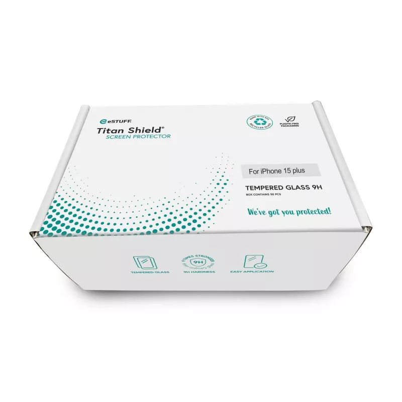 eSTUFF ES501411-50BULK Proteção de ecrã/parte traseira para telemóvel Proteção de ecrã transparente para Apple 1 unid.