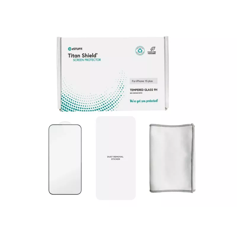 eSTUFF ES501411-50BULK Proteção de ecrã/parte traseira para telemóvel Proteção de ecrã transparente para Apple 1 unid.
