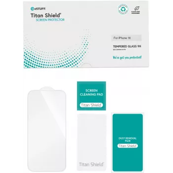 eSTUFF ES501432-10BULK Proteção de ecrã/parte traseira para telemóvel Proteção de ecrã transparente para Apple 10 unid.