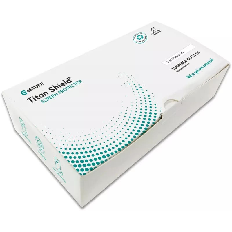 eSTUFF ES501432-10BULK Proteção de ecrã/parte traseira para telemóvel Proteção de ecrã transparente para Apple 10 unid.