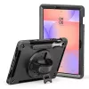 eSTUFF OHIO Defender Capa para Samsung Galaxy Tab S10 Lite/S10 FE/S9 FE/S9, preto (ES68105002-BULK)