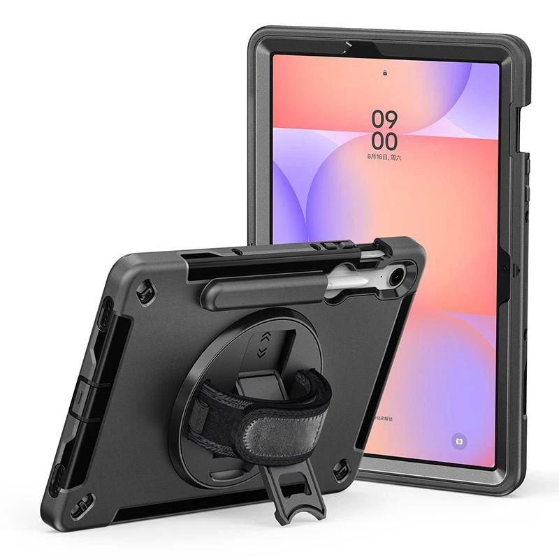 eSTUFF OHIO Defender Capa para Samsung Galaxy Tab S10 Lite/S10 FE/S9 FE/S9, preto (ES68105002-BULK)