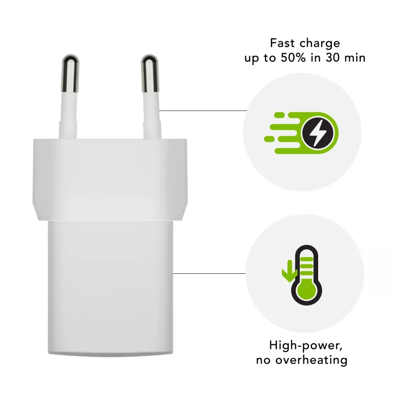 dbramante1928 re-charge Pro – fonte de alimentação UE USB-C 25W – W, interior, AC, branco