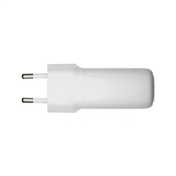 Carregador d bramante re-charge Pro UE – interior AC 110–240 V, USB‑C 65 W + USB‑A 18 W, branco