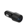 Carregador móvel eSTUFF ES631031 para telemóveis preto isqueiro carregamento rápido automóvel