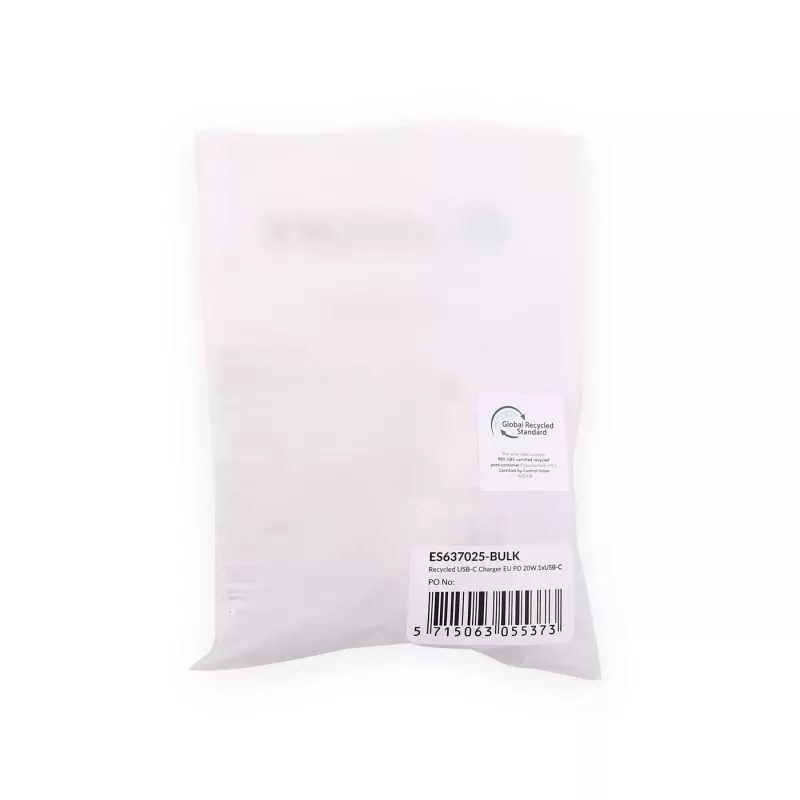 Carregador móvel eSTUFF ES637025-BULK smartphone branco AC carregamento rápido interior