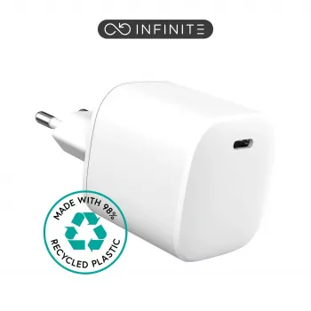 Carregador móvel eSTUFF ES637045-BULK smartphone branco AC carregamento rápido interior