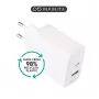 Carregador eSTUFF ES637031-BULK para dispositivos móveis smartphone branco AC carregamento rápido interior