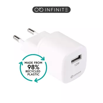 Carregador eSTUFF ES637001-BULK para dispositivos móveis smartphone branco AC interior
