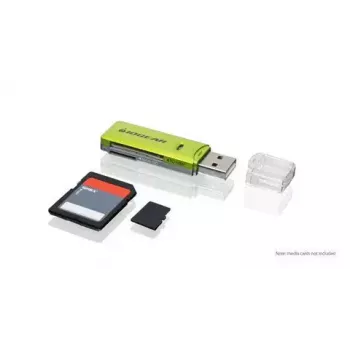 Leitor de cartões IOGEAR GFR204SD verde
