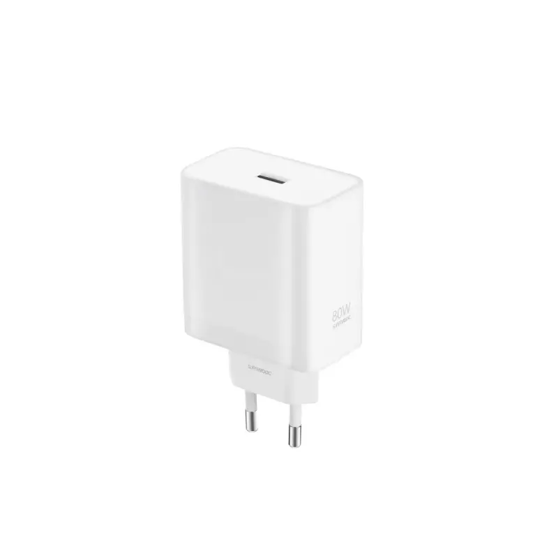 Carregador OnePlus SUPERVOOC para interiores carregador rápido AC para smartphone branco