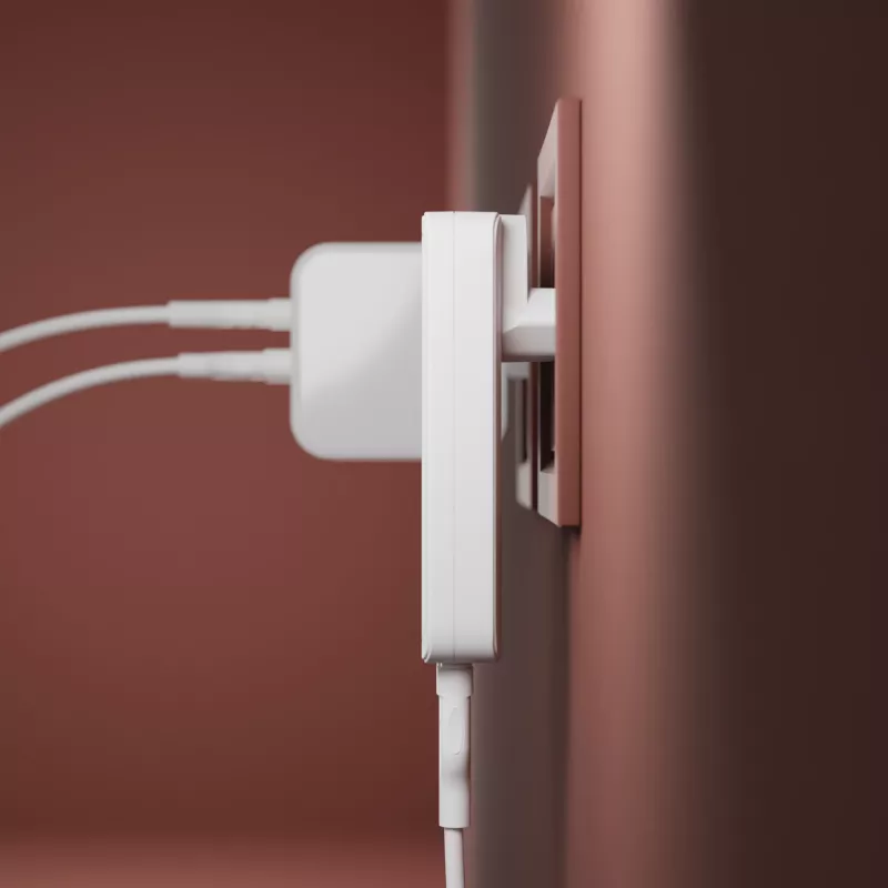 dbramante1928 Pro - carregador fino EU/US - USB-C 65W+USB-A 30W - W