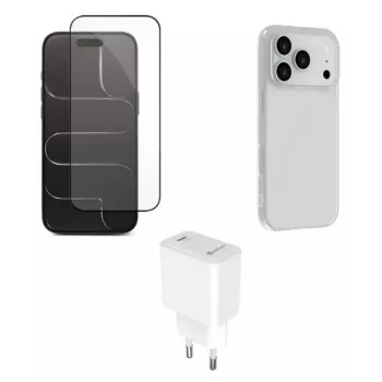 Kit de fonte de alimentação eSTUFF ES-KIT-IPH17PROMAX para iPhone 17 Pro Max conjunto de carregamento e cabo