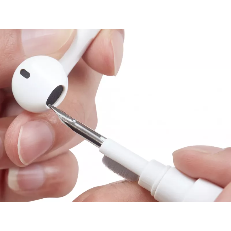 Kit de limpeza Sandberg Cleaning Pen para Airpods cinzento branco