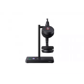 Headset Yealink WH62 Dual Teams, sem fios, 20 - 20000 Hz, escritório/call center, 127 g, headset, preto