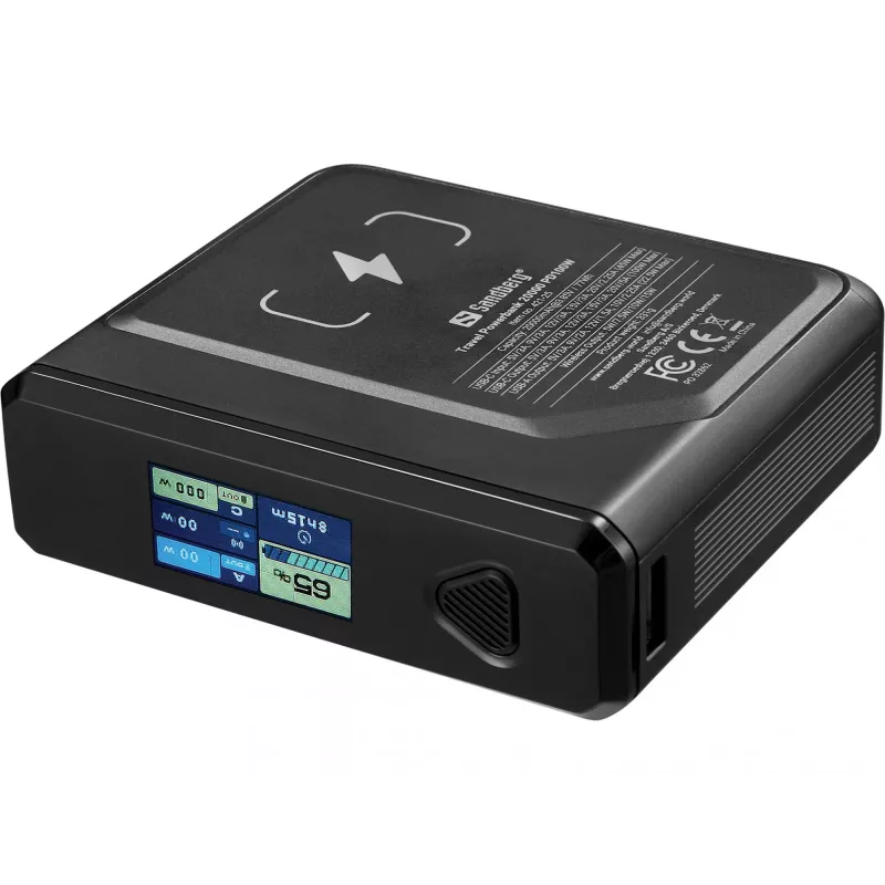 Carregador portátil Sandberg Travel Powerbank 20000 PD100W, 20000 mAh