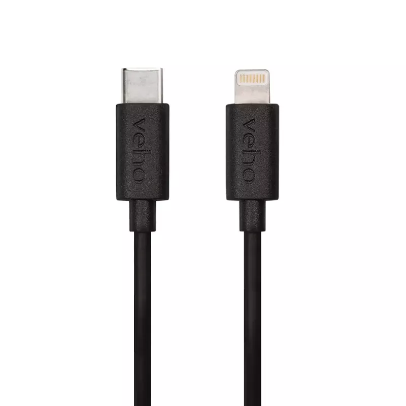 Cabo de carregamento e sincronização Veho USB-C para Lightning 0,2 m 8 g
