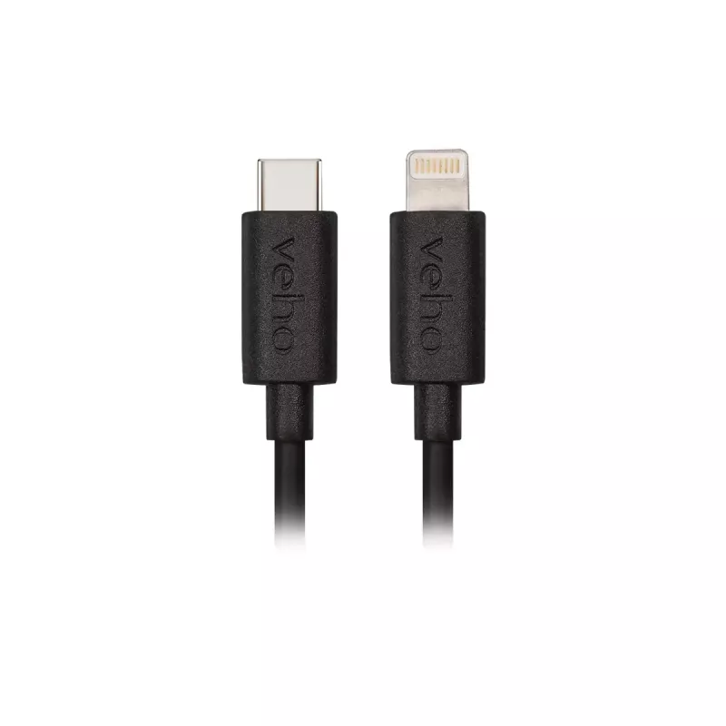 Cabo de carregamento e sincronização Veho USB-C para Lightning 1 m