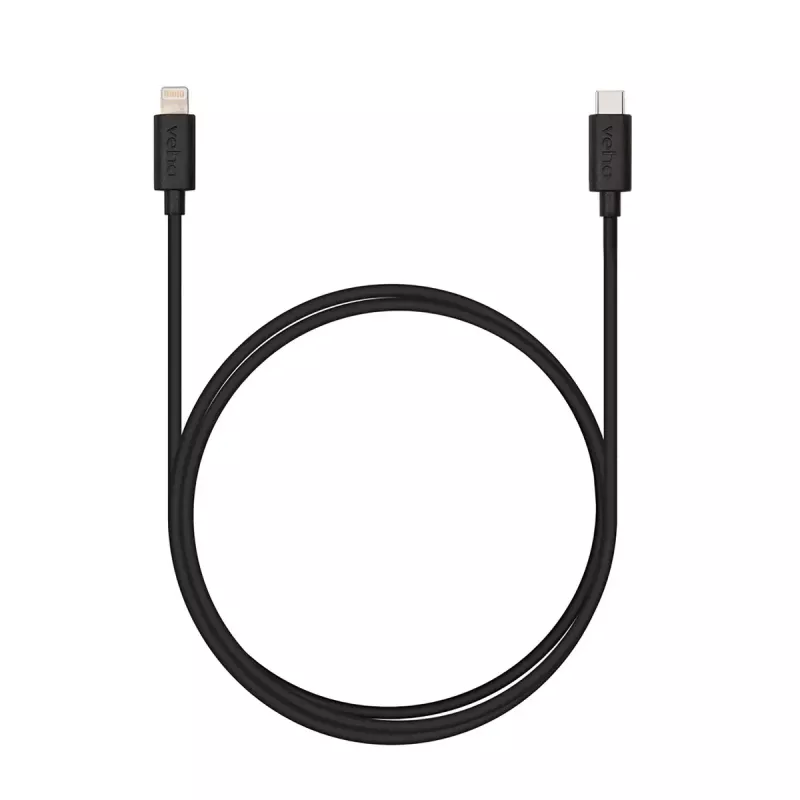 Cabo de carregamento e sincronização Veho USB-C para Lightning 1 m