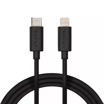 Cabo de carregamento e sincronização Veho USB-C para Lightning 1 m