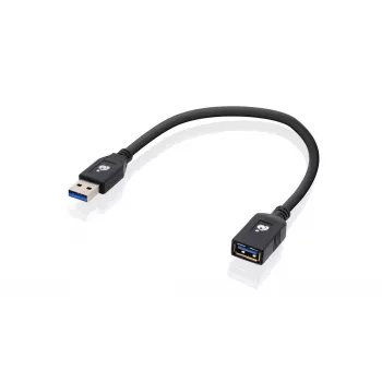 Cabo USB IOGEAR G2LU3AMF USB 3.2 Gen 1 0,3 m USB A preto