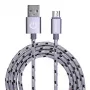 Cabo USB Garbot C-05-10195 1 m USB A Micro-USB B prateado