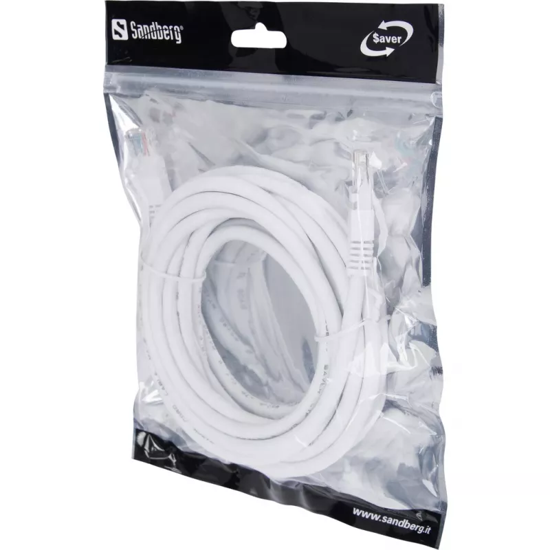 Cabo de rede Sandberg UTP Cat6 5 m RJ-45 cinzento