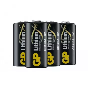 Pilha GP Batteries lítio CR 123A dióxido de lítio-manganês