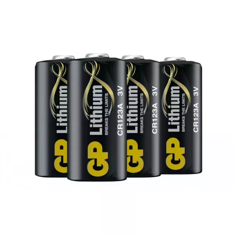 Pilha GP Batteries lítio CR 123A dióxido de lítio-manganês