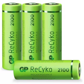 Bateria recarregável GP Batteries ReCyko+ 2100mAh 4 unid. AA NiMH