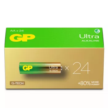 Pilha GP Batteries Ultra Alkaline GP15AU AA LR06 alcalina 10 anos de validade