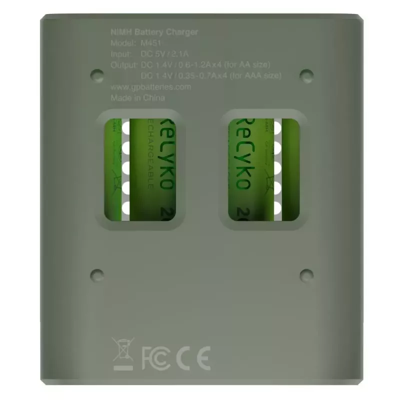 Carregador de baterias GP Batteries GP M451