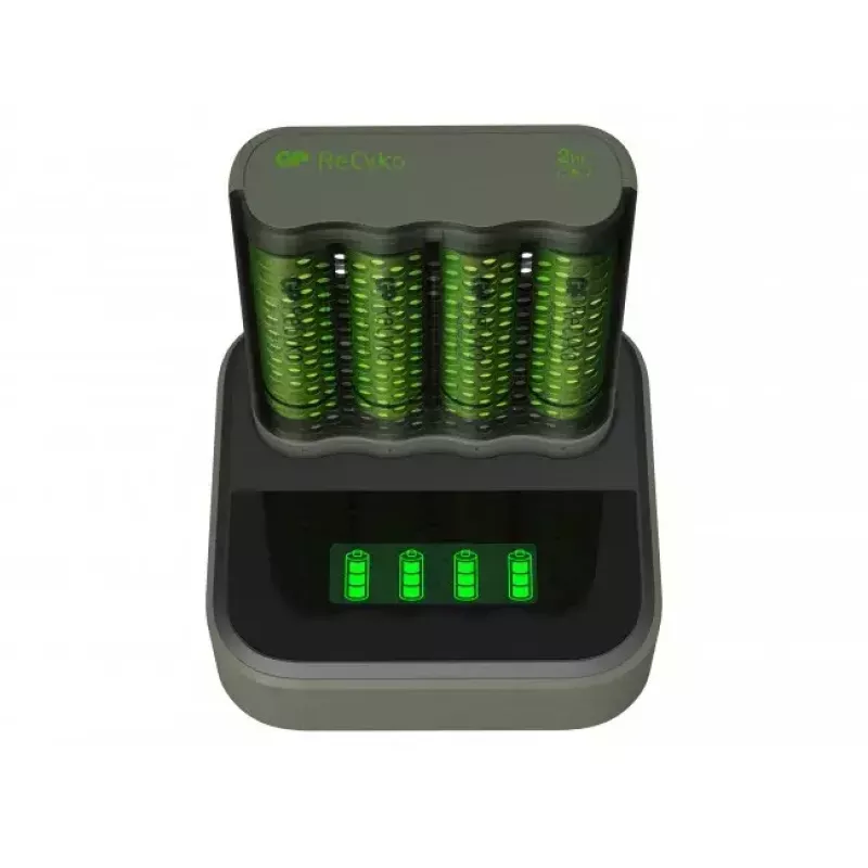 Carregador de baterias GP Batteries ReCyko M451 USB NiMH AA AAA