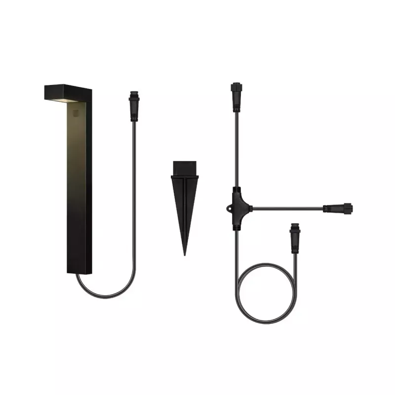 Luminária de chão exterior Hombli HBPL-0100 LED 6W preto