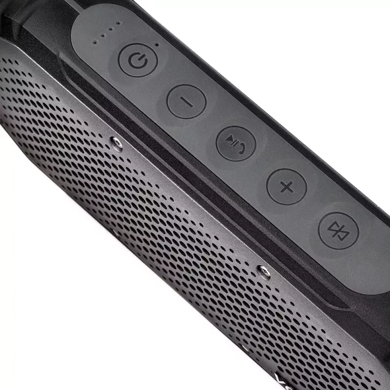 Altifalante portátil estéreo Veho MX-1 preto/prateado