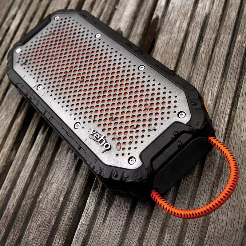 Altifalante portátil estéreo Veho MX-1 preto/prateado