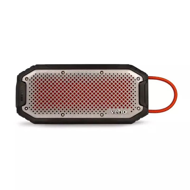 Altifalante portátil estéreo Veho MX-1 preto/prateado