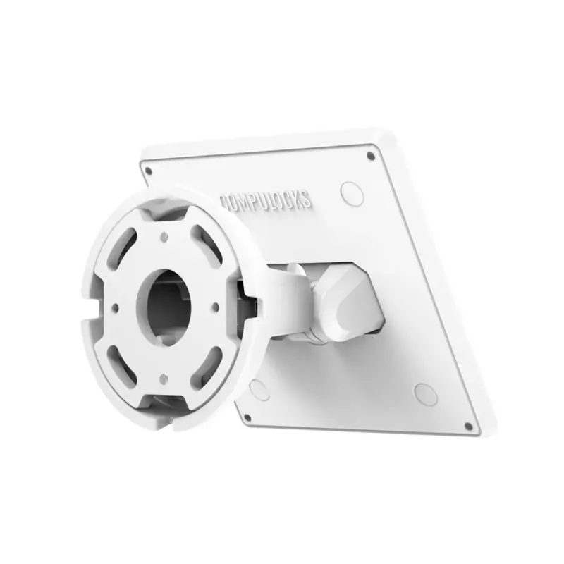 Suporte de parede inclinável VESA Compulocks 505W branco tamanho máximo de ecrã 27 polegadas