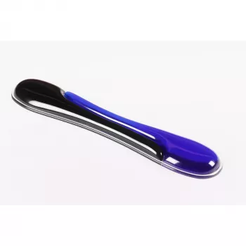 Apoio de gel para pulsos de teclado Kensington Duo Gel — azul, preto, azul, gel, Taiwan, MIL-STD-810H método 504.3 contaminação por líquidos, 240 mm, 182 mm